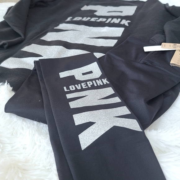 VS PINK Glitter shine outfit NWT - Picture 2 of 5